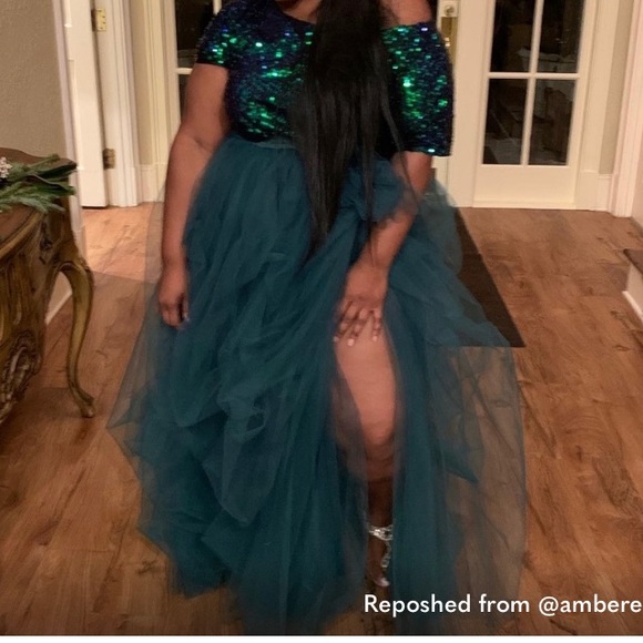 Beautiful Sequin and Tulle Skirt Set - Picture 4 of 4